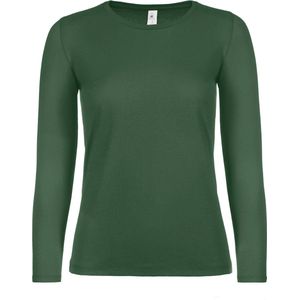 B&C #E150 Ladies' T-shirt long sleeves CGTW06T - Bottle Green - S