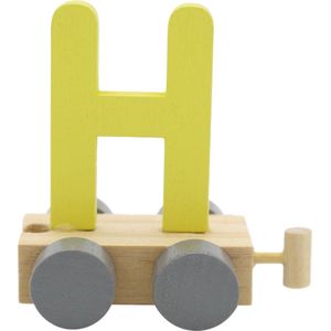 Houten lettertrein wagon h - speelgoed online kopen | De laagste prijs! |  beslist.nl
