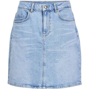 Object Objellen Hw Short Denim Skirt Div Dames - Korte rok - Lichtblauw - Maat S