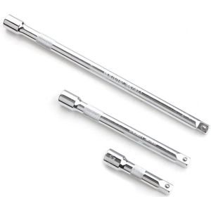 Nieuwe titel: 3 x 3/8 Verlengstang Socket Set - Zilverkleurig - 3/8 Verlengset