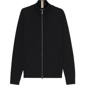 BOSS - H-IDINO - Gebreid Jack - Regular Fit - Met Scheerwol