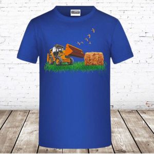 Shirt met trekker -Fruit of the Loom-146/152-t-shirts jongens
