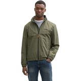 Tom Tailor - Stand-up Jas - Groen - 100% Polyamide