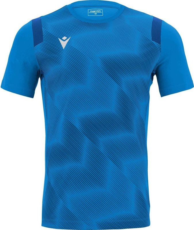 Macron Rodders Shirt Korte Mouw Heren - Royal | Maat: 3XL