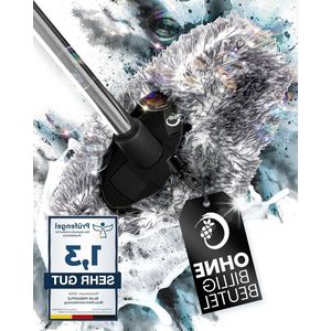 Borstelhoes voor autowasborstels - SB wasborstelovertrek - autospons voor waspark/wasstraat - microvezel 31x23cm autowasborstel telescopische