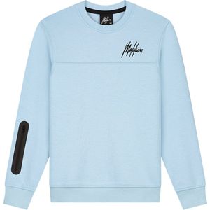 Malelions Junior Sport Counter Sweater Light Blue - Maat 116