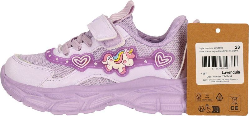 ZigZag - Agira - Kindersneaker - Met Lichtjes - Ademend Materiaal