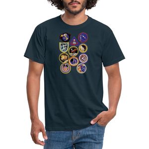 NASA Apollo-missie-insignes T-Shirt Heren