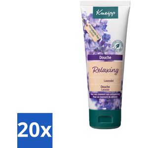 20 x Kneipp Mini Douche Relaxing 75 ml - Kneipp Mini Douche Relaxing - Lavendel Douchegel - Ontspannende Douchegel - Lavendel Geur - Huidverzorging