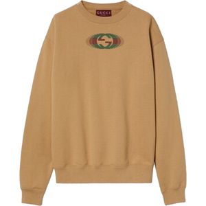 Gucci Jersey Sweatshirt 'Camel'.