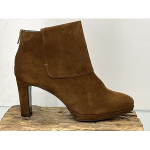 Peter Kaiser Capita 75 Enkellaarsjes Maat 39,5 / UK 6 Hazel Suede bruine Mocca Damesschoenen