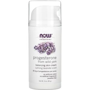Now Solutions - Progesteron van Wilde Yam - Balancerende Huidcrème - 85 g