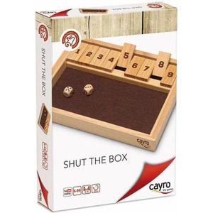 Cayro - Shut the Box - Behendigheidsspel Dobbelspel - 2-4 Spelers - Geschikt vanaf 6 jaar