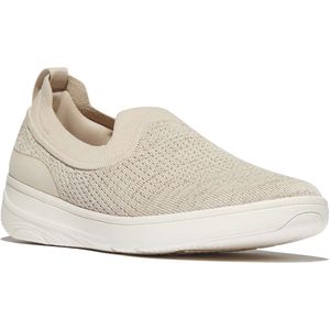 FitFlop - Super-Q Knit Slip-Ons - Beige - Instappers