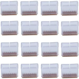 Stoel Been Vloerbeschermers Siliconen Meubels Voeten Caps Covers Rechthoek 25-40mm Benen - Set van 16