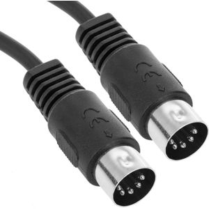 BeMatik - MIDI kabel 5-pinsmale naar male 3 m