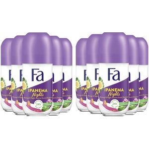 Fa Deo Roller Ipanema Nights - 10 x 50 ml (Brazillian Night)