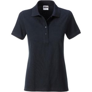 James and Nicholson Vrouwen/dames Basic Polo (Zwart)