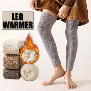 1 Paar Heren Over-De-Knie Thermische Sokken - Zachte, Comfortabele Lange Sokken voor Winter - Hoge Kwaliteit, Effen Kleur, Mode Sok voor Mannen, Warme Sokken, Casual Sokken, Winterkleding Heren