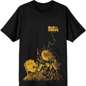 Iron Maiden - Life After Death Lightning - T-shirt - Zwart