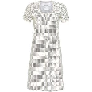 Grafische ruitjes nachthemd Ringella - Wit - Maat - 36