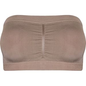 MAGIC Bodyfashion Niet-voorgevormde Bandeau Bh Donkerbeige