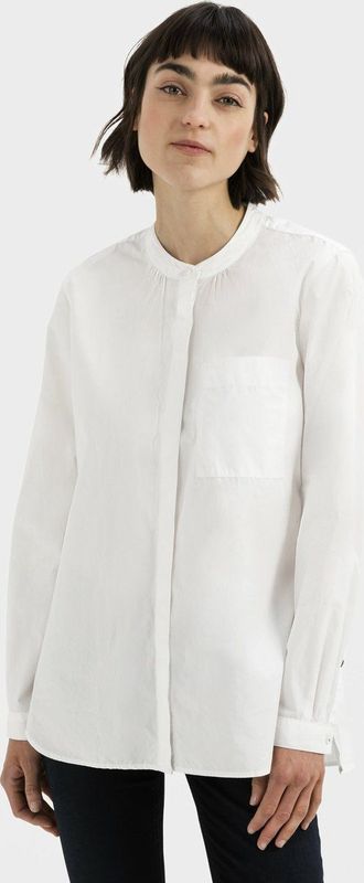 camel active - Blouse - Wit - Organisch Katoen