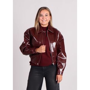 FRNCH - Beauvoir - Bomberjas - Bordeaux - Vegan Leer