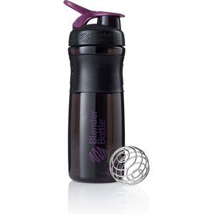 BlenderBottle™ SPORTMIXER Big Zwart/Paarsblauw/Plum met oog - Eiwitshaker / Bidon / Shakebeker  - 820 ml