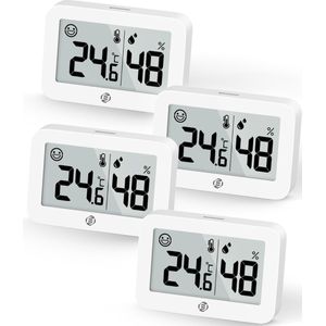 Equivera Huisthermometer - Kamerthermometer - Binnenshuis - Digitale Thermometer - Hygrometer