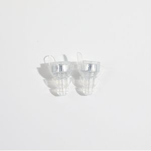 Festival oordopjes zilver - onopvallende universele slaapoordoppen, gehoorbescherming voor muziek, festival, motorrijden, studeren en reizen - oordoppen met 24 dB demping