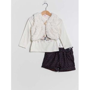 3 delig kleding setje voor kinderen - broekje/t-shirt/vestje - 30 maanden