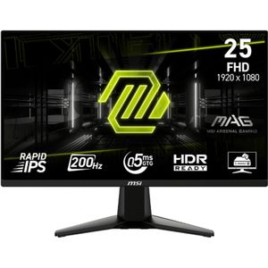MSI MAG 255F E20 - 24.5″ FHD IPS - 0.5ms 200Hz - FreeSync