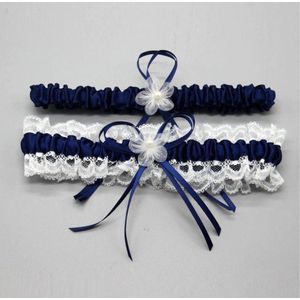 Kousenband - Bruiloft Lingerie - Stretch - Blauw