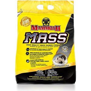 Interactive Nutrition Mammoth Mass 2500 - Cookies - Weight Gainer / Mass Gainer - 6800 gram (21 shakes)
