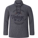 Sweater - Katoen - Staande Kraag - Lange Mouw - Tekst Print