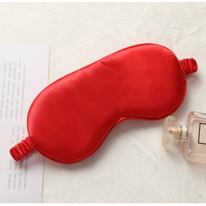 Premium zacht zijden slaapmasker - Verduisterend - Rood - Verkrijgbaar in veel verschillende kleuren