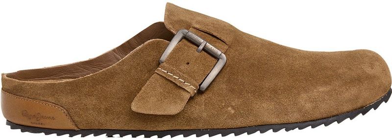 Pepe Jeans - PMS90123 - Bruin - Leren Klompen - Plat - Casual