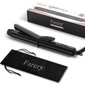 Mini Krultang voor Kort Haar - Reusable Keramische Krultang met Temperatuur Instellingen en Opbergtas