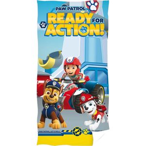 Nickelodeon Badlaken Paw Patrol 140 X 70 Cm Katoen Blauw