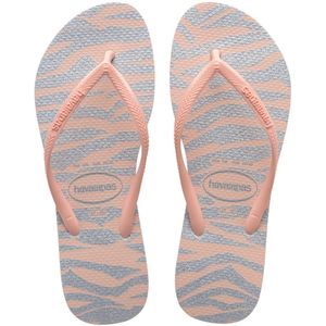 HAVAIANAS SLIM ANIMALS GLITTER Ballet rose-37-38