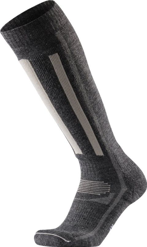 DANISH ENDURANCE - Skisokken - Donkergrijs/Lichtgrijs - van Merino Wol