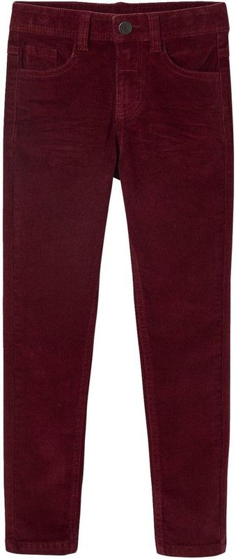 Vertbaudet - Slim Fluwelen Jongensbroek - 5 Zakken - Zwart