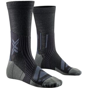X-Socks - Bike Expert Merino Crew - Sportsokken - Zwart/Houtskool