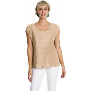 Satijnen geplooide crop top