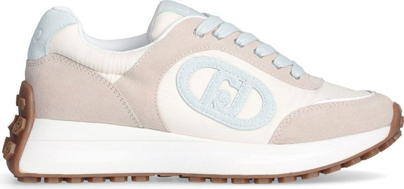 Liu Jo - Sneakers Lolo 17 - Beige - Leer - Platform Sneakers met Kalfsleer en Suède