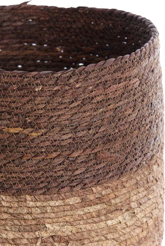 Light & Living - Kenmare - Mand - Bruin - Set van 3 - Ø34x36cm