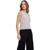 FALKE - Basic New Merino - V-hals Trui - Grijs - Dames