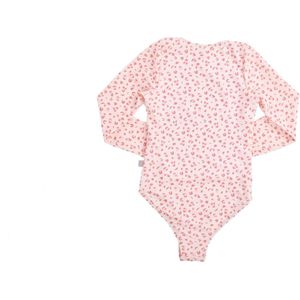 Swim Essentials UV Badpak Meisjes - Lange mouwen - Old Pink Panterprint - Maat 110/116