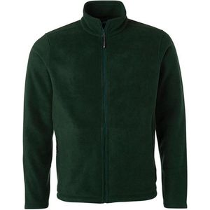James and Nicholson Heren Fleece Jas (Donkergroen)